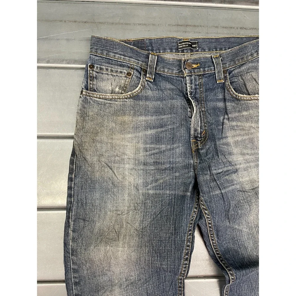 Levis 559 Jeans Mens 32x30 Blue‎ Medium Wash Denim Relaxed Straight 100% Cotton